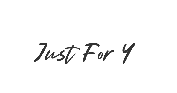 Just For You font thumbnail
